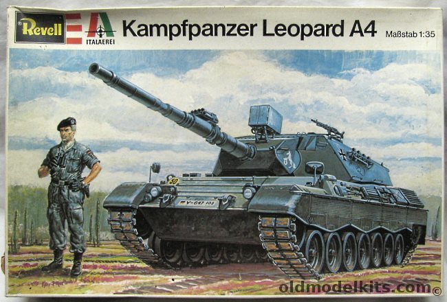Revell 1/35 Leopard A4 Battle Tank, H2126 plastic model kit